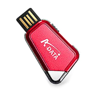 MP3 prehrávač do 5GB - A-DATA PD17 4GB USB2.0 red Vista ReadyBoost 