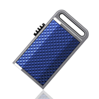 MP3 prehrávač do 5GB - A-DATA S701 Sporty 4GB blue USB2.0 