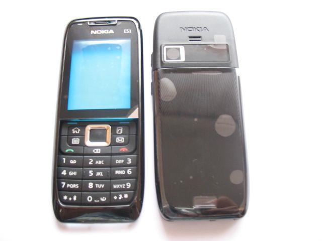 KRYT NOKIA E51 SWAP BLACK KOMPLET NEORIGINALNY