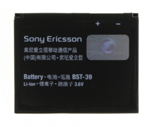 MP3 prehrávač do 5GB - BATÉRIA SONY ERICSSON BST-39 