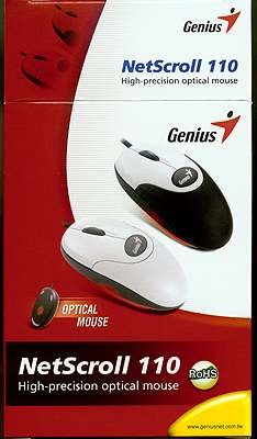 MP3 prehrávač do 5GB - Optická myš NetScroll 110 PS2