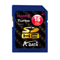 A-data SecureDigital HighCapacity card 16GB Class6