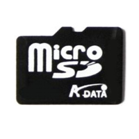 MP3 prehrávač do 5GB - Adata Micro SecureDigital card 1GB + adapter