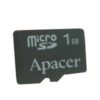 mikroSD karty (SecureDigital card) - Apacer Micro SecureDigital card 1GB