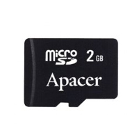 mikroSD karty (SecureDigital card) - Apacer Micro SecureDigital card 2GB